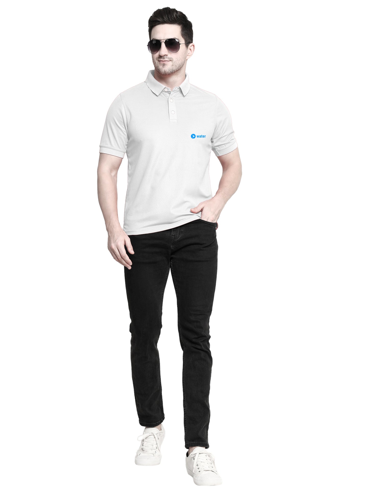 POLO White Cotton Tshirt