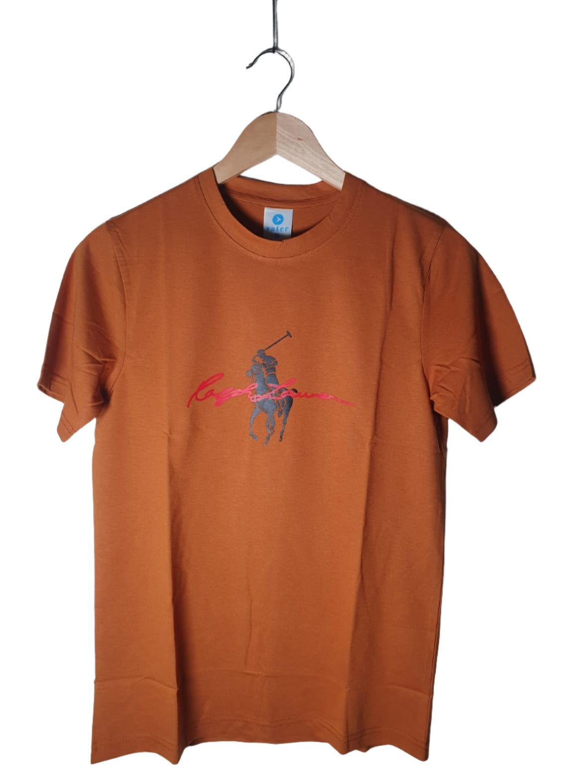Orange Colour Cotton Tshirt