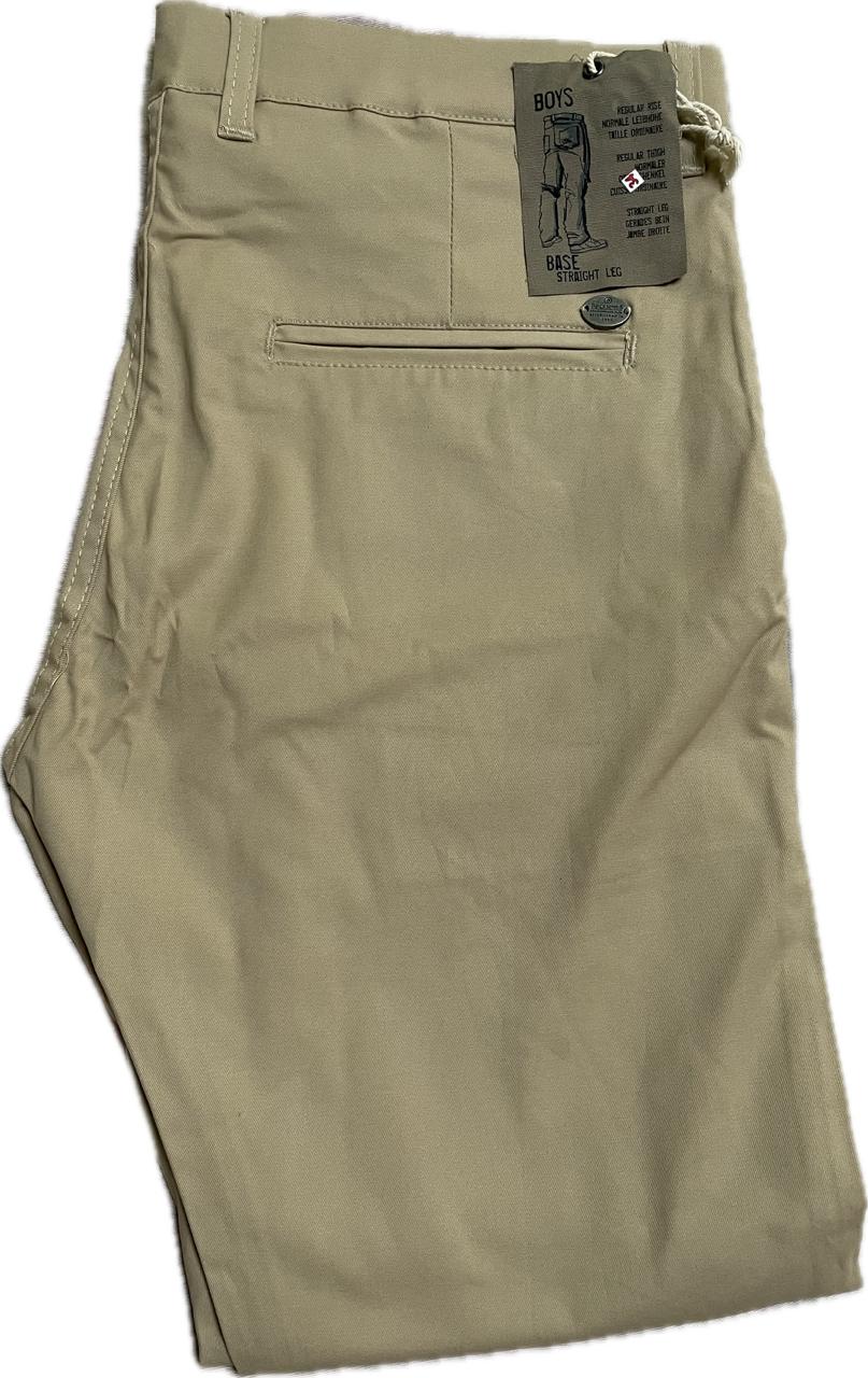 Khaki Cotton Trouser with stretchable