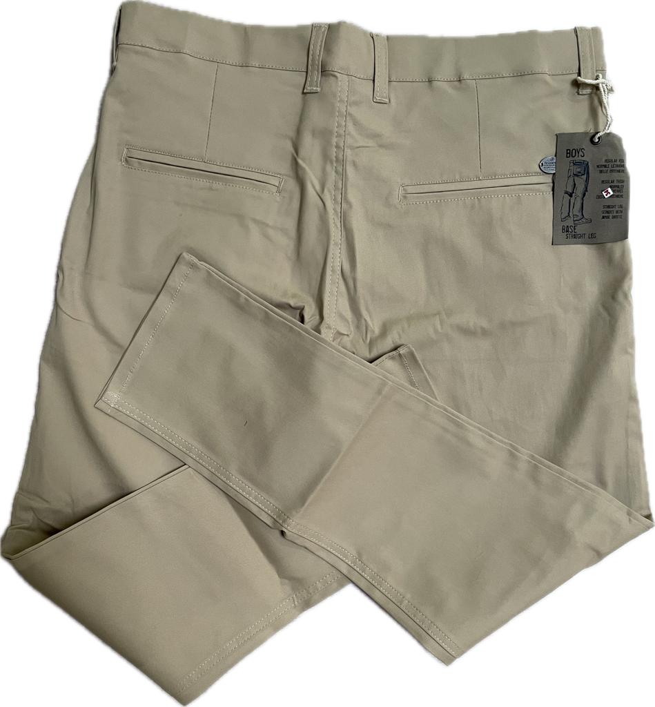 Khaki Cotton Trouser with stretchable