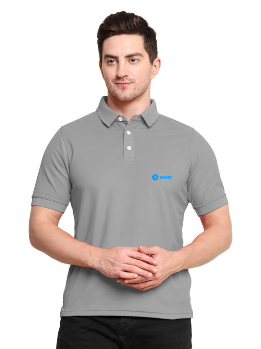POLO Dark Gray Cotton Tshirt