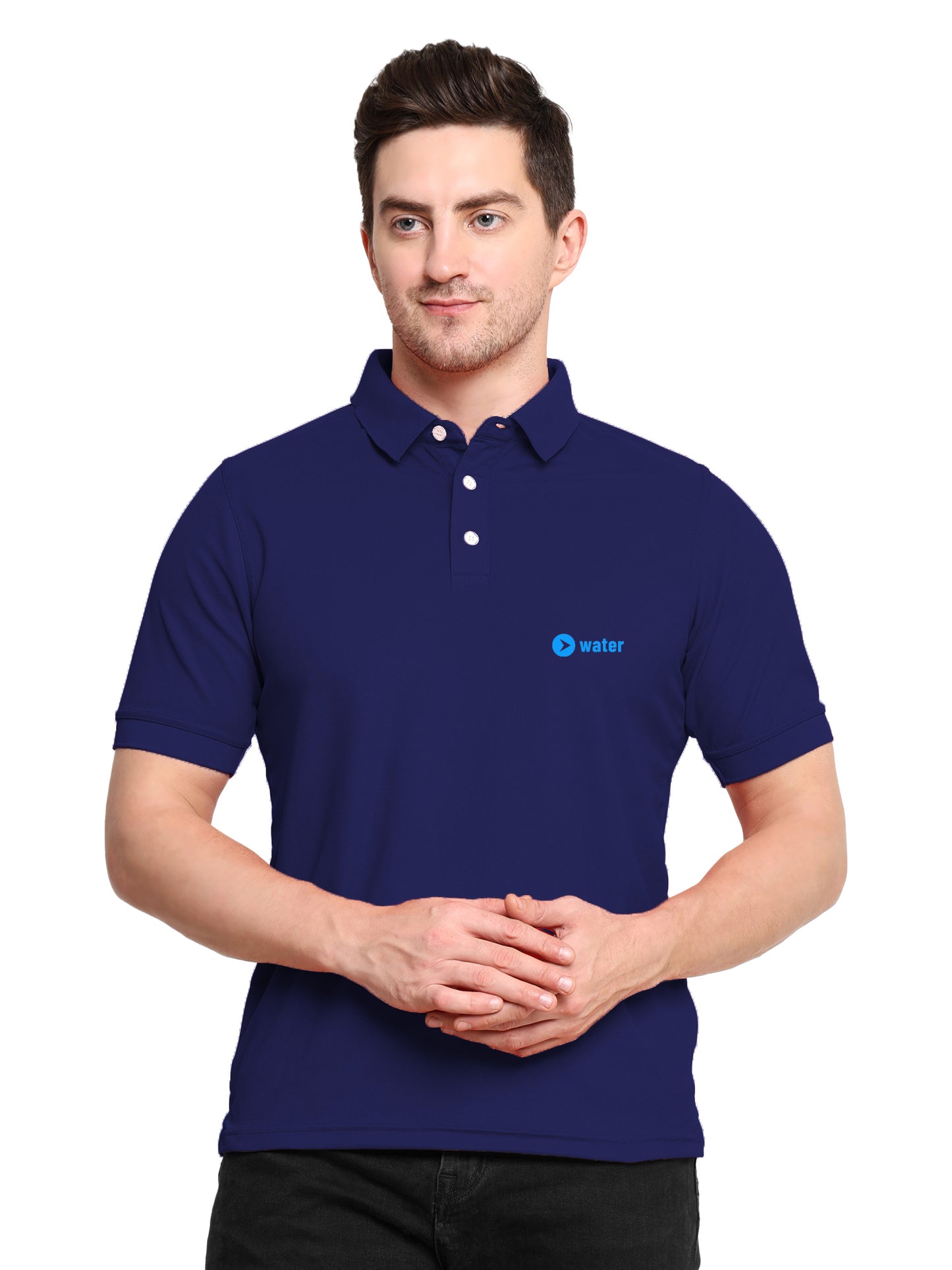 POLO Navy Blue Cotton Tshirt