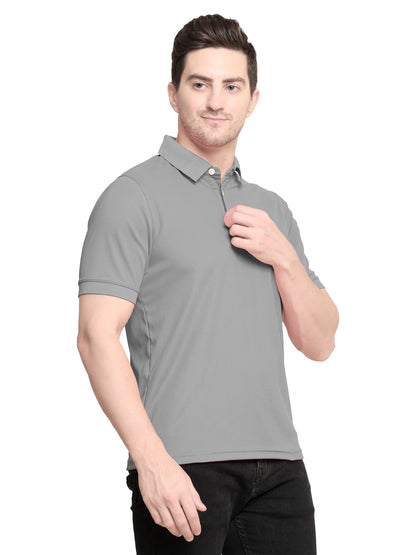 POLO Dark Gray Cotton Tshirt