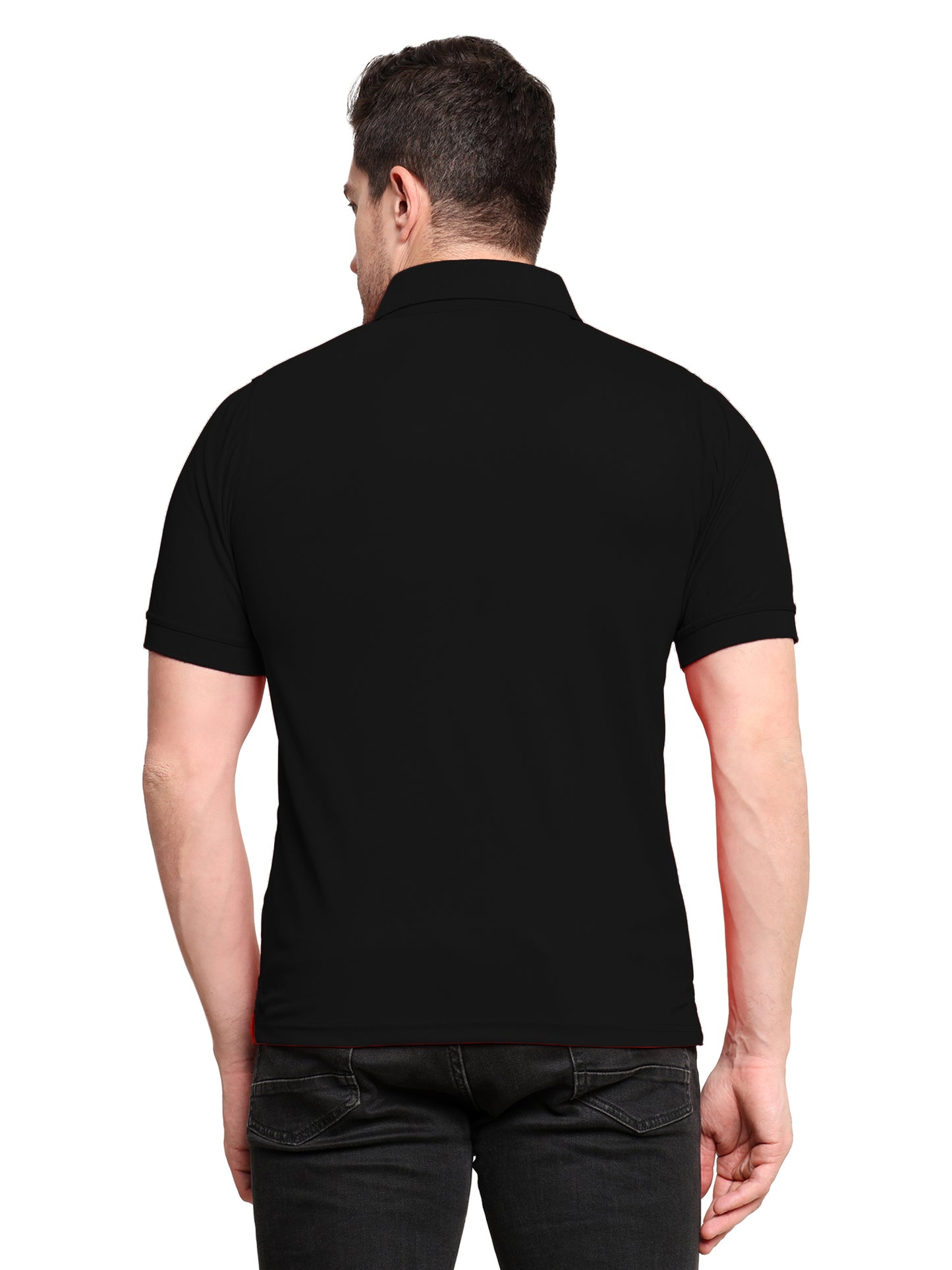 POLO Black Cotton Tshirt