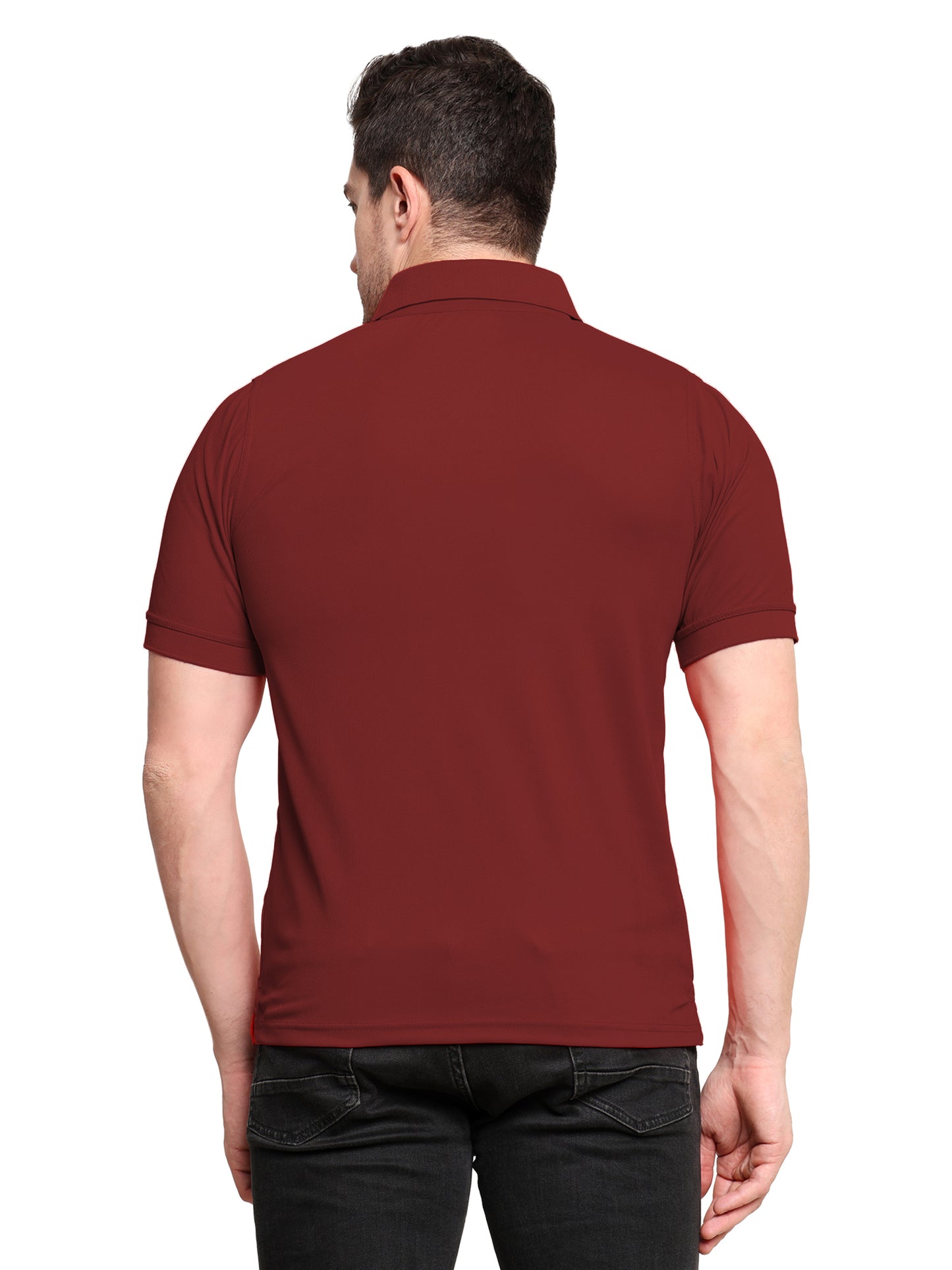 POLO Maroon Cotton Tshirt