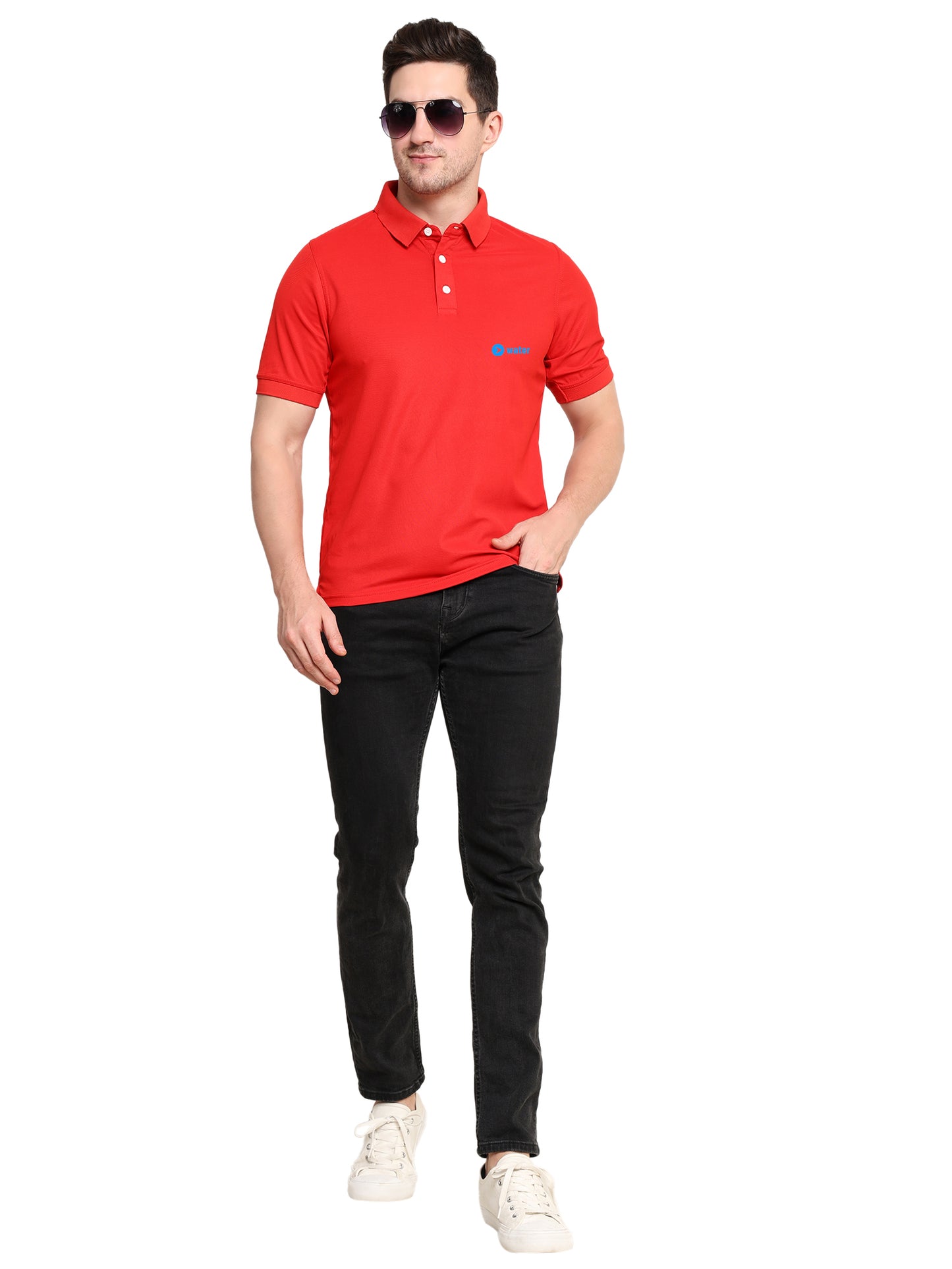 POLO Red Cotton Tshirt