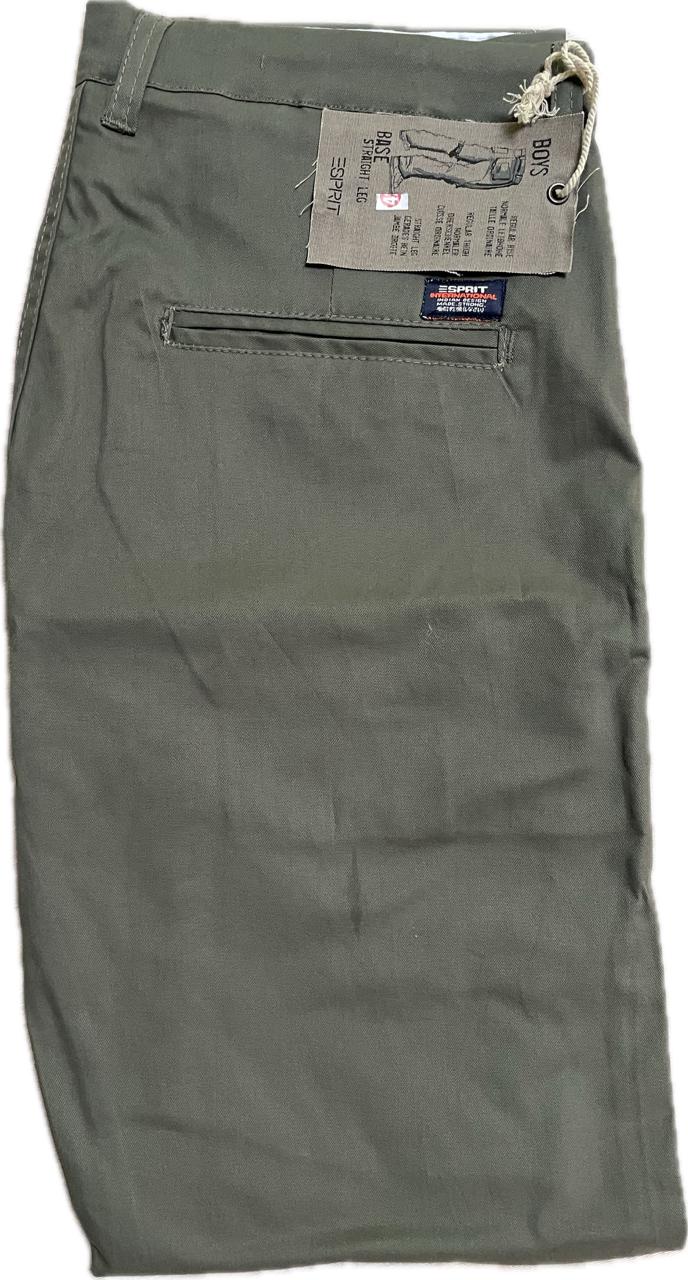 Dark Gray Cotton Trouser with stretchable