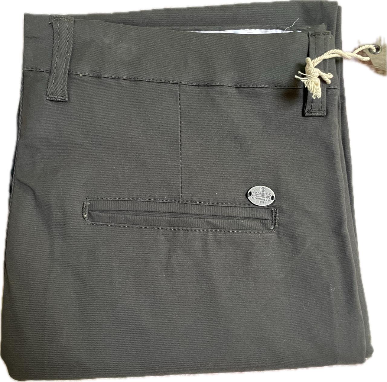 Gray Cotton Trouser with stretchable