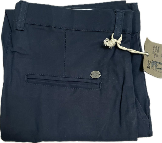 Navy Blue Cotton Trouser with stretchable