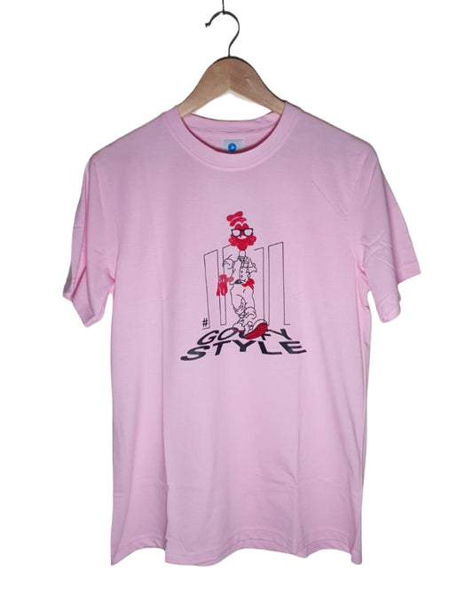 Pink Colour Cotton Tshirt