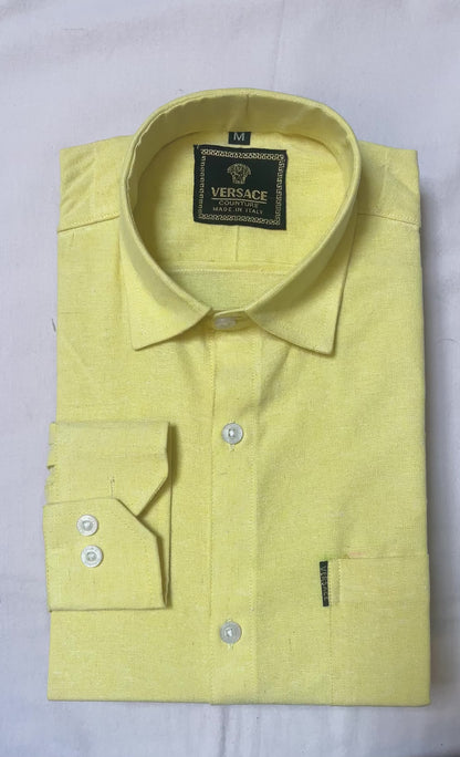 Light Yellow Quality Shirt for Men